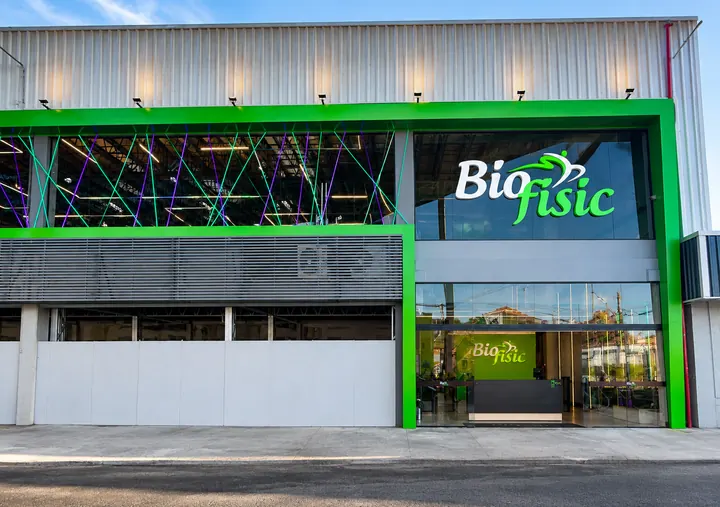 Fachada da nova unidade Biofisic em Leme